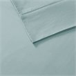 Pemberly Row 6-Piece Cotton Polyester Solid Sheet Set in Aqua Blue