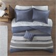 Pemberly Row 6-Piece Polyester Comforter and Sheet Set in Blue/Gray