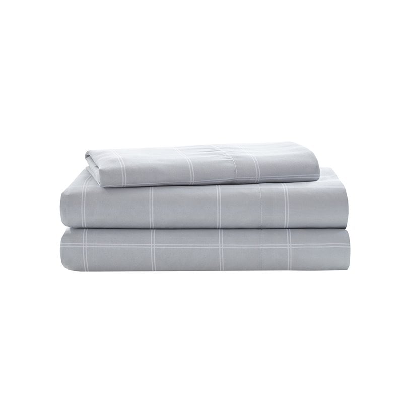 Pemberly Row 6-Piece Polyester Comforter and Sheet Set in Blue/Gray