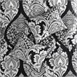 Pemberly Row Contemporary 7-Piece Cotton Printed Comforter Set in Black