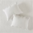 Pemberly Row 3 Piece Reversible Scalloped Edge Quilt Set in White
