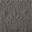 Pemberly Row 3-Piece Fabric Fitted Bedspread Set in Charcoal