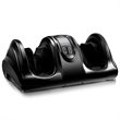 Pemberly Row ABS and Fabric Shiatsu Foot Massager with Remote Control in Black