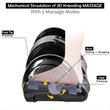 Pemberly Row ABS and Fabric Shiatsu Foot Massager with Remote Control in Black