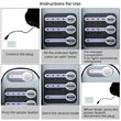 Pemberly Row ABS and Fabric Shiatsu Foot Massager with Remote Control in Black