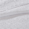 Pemberly Row Modern / Contemporary Reversible Bedspread Set in White