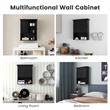 Pemberly Row Wall Mount Bathroom Cabinet Medicine Cabinet Storage Organizer