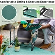 Pemberly Row Foldable Garden Stool Heavy Duty Gardening Bench w/ 1 Pouch