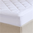Pemberly Row Contemporary Deep Pocket Waterproof Mattress Pad in White