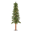 Pemberly Row 4/5/6' Alpine Artificial Christmas Tree Set with LED Lights - Green