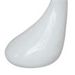 Pemberly Row 2 Piece Tempered Fiberglass Coffee Table in High Gloss White