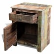 Pemberly Row Vintage Reclaimed Solid Compact Durable Cabinet Wood in Multicolor
