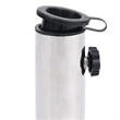 Pemberly Row Contemporary Light Granite Standard Umbrella Base in Grey