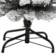 Pemberly Row PVC Artificial Christmas Tree w/ Steel Slim Ornaments in Green