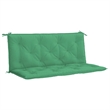 Pemberly Row Polyester Oxford fabric Garden Bench Cushion in Green (Set of 2)