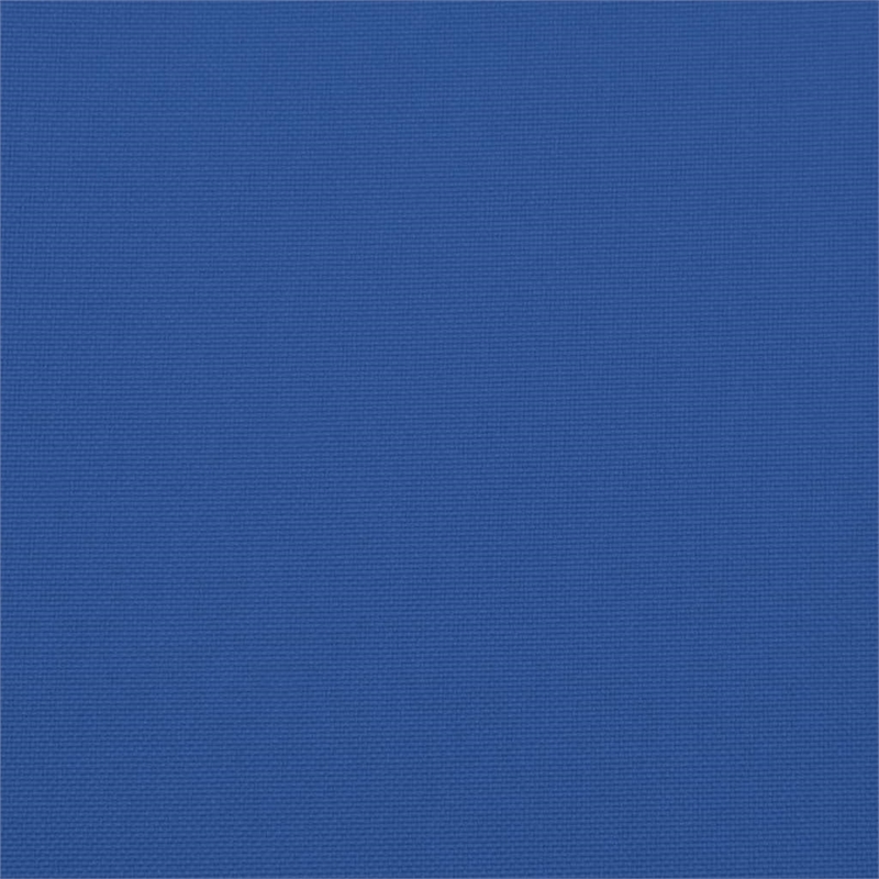Pemberly Row Polyester Oxford fabric Garden Bench Cushion in Blue (Set of 2)