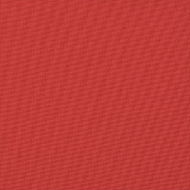 Pemberly Row Polyester Oxford fabric Garden Bench Cushion in Red (Set of 2)