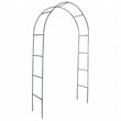 Pemberly Row 2 Pieces Dark Iron Durable Garden Arch in Green