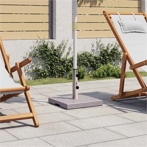 Pemberly Row 15.7 x 15.7 x 1.9&quot Granite Base Parasol In Grey