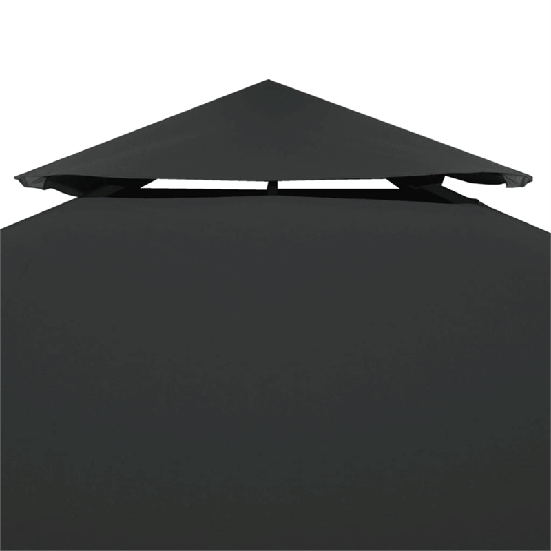Pemberly Row 10 X 10 Ft Polyester With PVC Coating Gazebo Canopy in Dark Grey