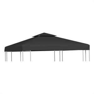 Pemberly Row 10 X 10 Ft Polyester With PVC Coating Gazebo Canopy in Dark Grey