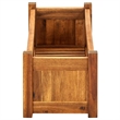 Pemberly Row Rectangular Large Acacia Wood Raised Bed in Warm Rustic