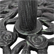 Pemberly Row Standard Cast Iron Umbrella Stand in Black/Green