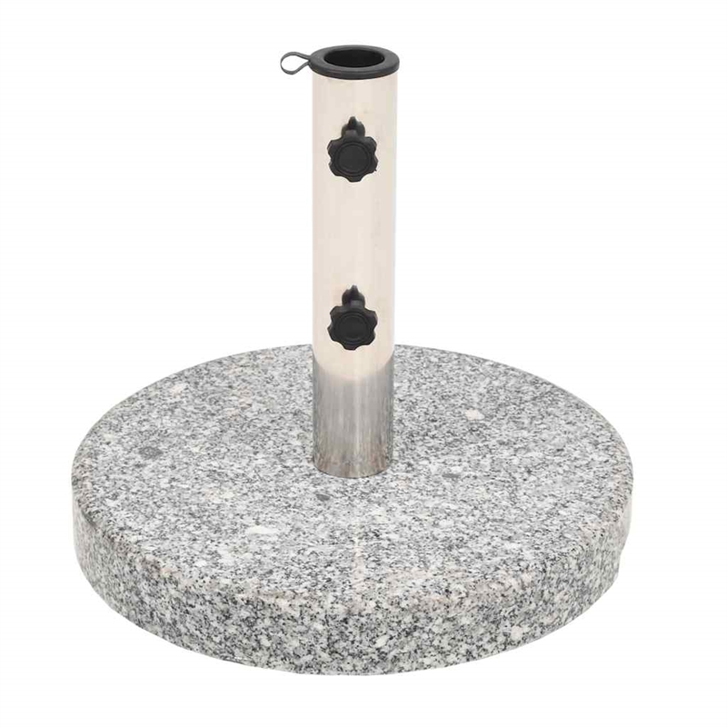 Pemberly Row Medium Heavy Weight Endurance Granite Parasol Base in Grey