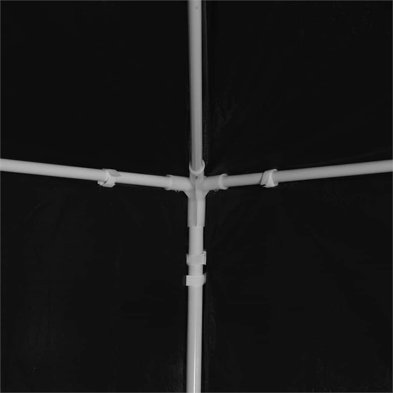 Pemberly Row Large Polyethylene and Steel Party Tent in Anthracite