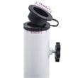 Pemberly Row Contemporary Durable Cast Iron Umbrella Base in White