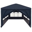 Pemberly Row Large Polyethylene Water-Resistant Party Tent in Blue