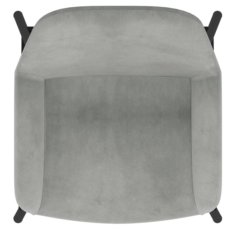 Pemberly Row Modern Velvet and Metal 26