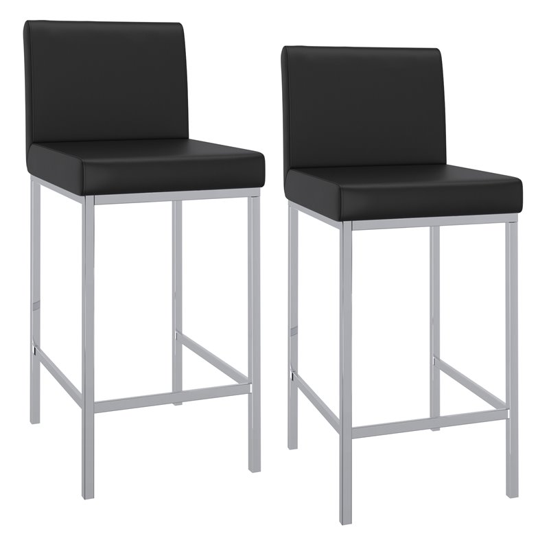 Pemberly Row Faux Leather and Metal 26