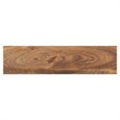 Pemberly Row Industrial Wood & Wrought Iron Console Table Natural Burnt andBlack