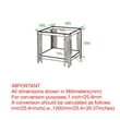 Pemberly Row Contemporary Metal and Glass Large Accent Table Silver