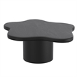 Pemberly Row Contemporary 2pc Coffee Table Set in Black Finish