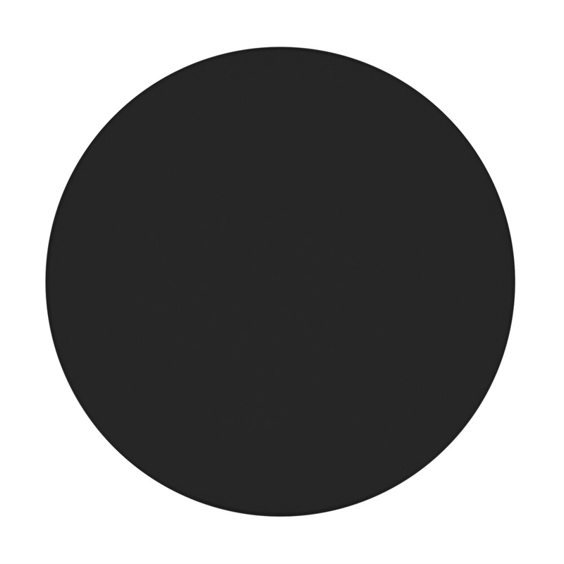 Pemberly Row Modern Metal Solid Wood Accent Table Black Walnut