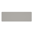 Pemberly Row Contemporary MDF Glass Console Table in Gray Finish