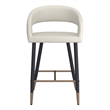 Pemberly Row Faux Leather Metal 26