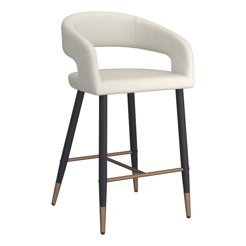 Pemberly Row Faux Leather Metal 26