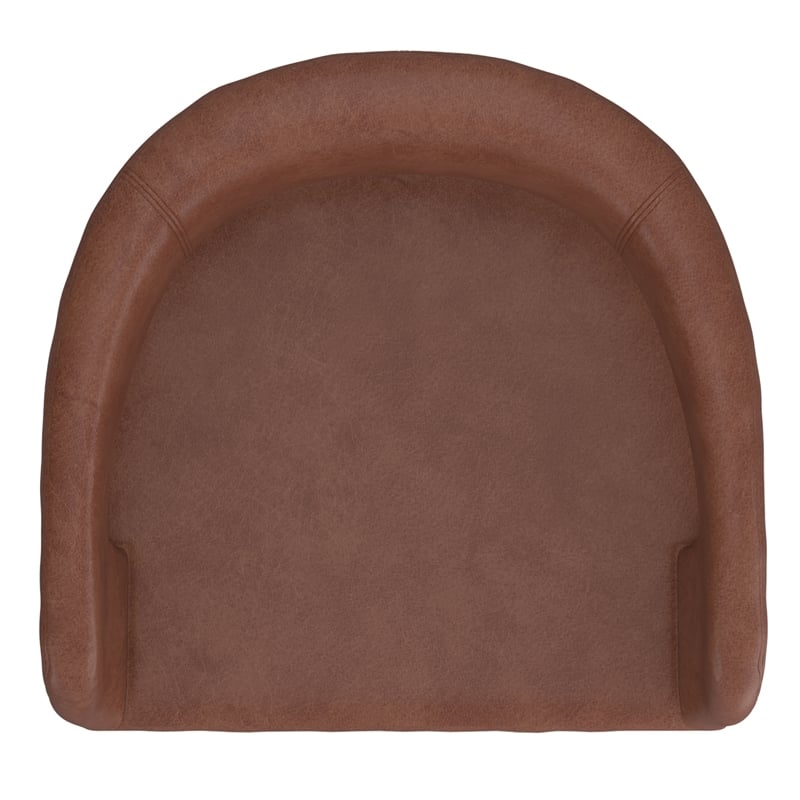 Pemberly Row Faux Leather Metal 26