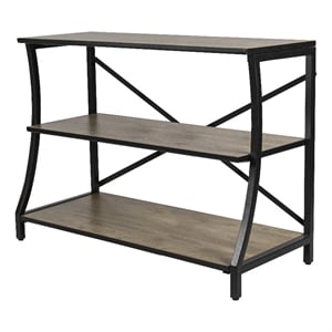 Pemberly Row 40/55 Gallon 3-Tier Aquarium Stand Swerved Front Leg