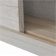 Pemberly Row Contemporary Wood Wall Hanging Cabinet in Distressed Gray