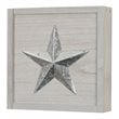Pemberly Row Contemporary Wood Wall Hanging Cabinet in Distressed Gray