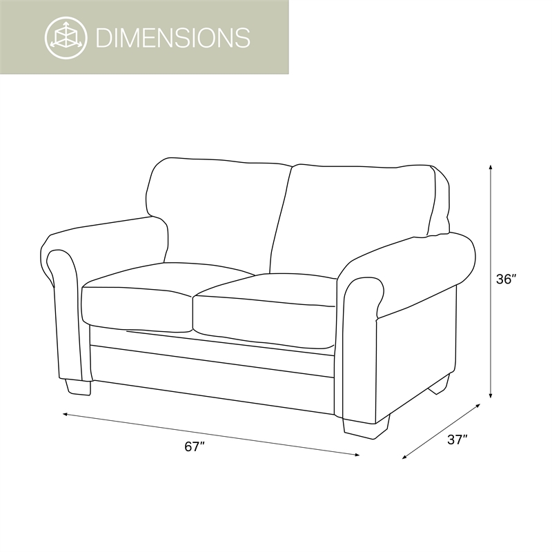 Pemberly Row Traditional 4-piece Microfiber Sleeper Sofa Set in Brown