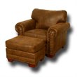 Pemberly Row Traditional 4-piece Microfiber Sofa Set in Brown
