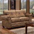 Pemberly Row Traditional 4-piece Microfiber Sleeper Sofa Set in Brown