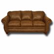 Pemberly Row Traditional 4-piece Microfiber Sofa Set in Brown