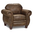 Pemberly Row Traditional 4-piece Microfiber Sofa Set in Brown