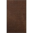 Pemberly Row Traditional 2-piece Microfiber Sectional in Brown